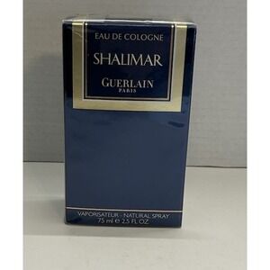 NEW Shalimar by Guerlain Paris Eau de Cologne Spray for Women 2.5 Fl. Oz./75 ml